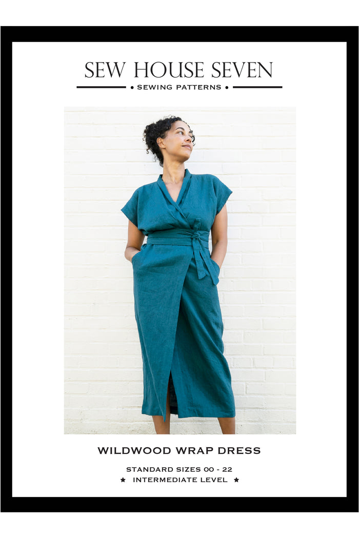 Wildwood Wrap Dress Sewing Pattern (Printed) – Sew House Seven